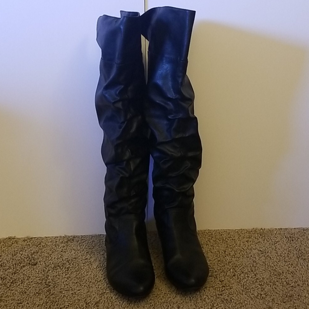 EUC Fergalicious Knee-High Boots